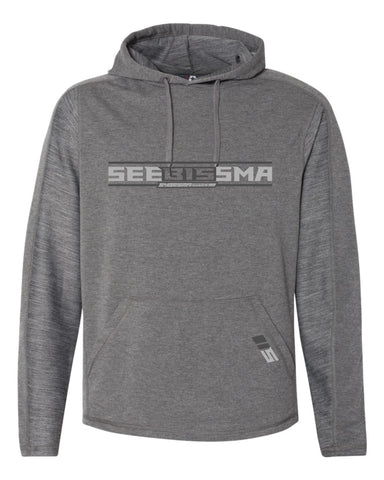 SEE-BIS-SMA JAmerica OMEGA Stretch Hooded Sweatshirt - Charcoal TriBLEND
